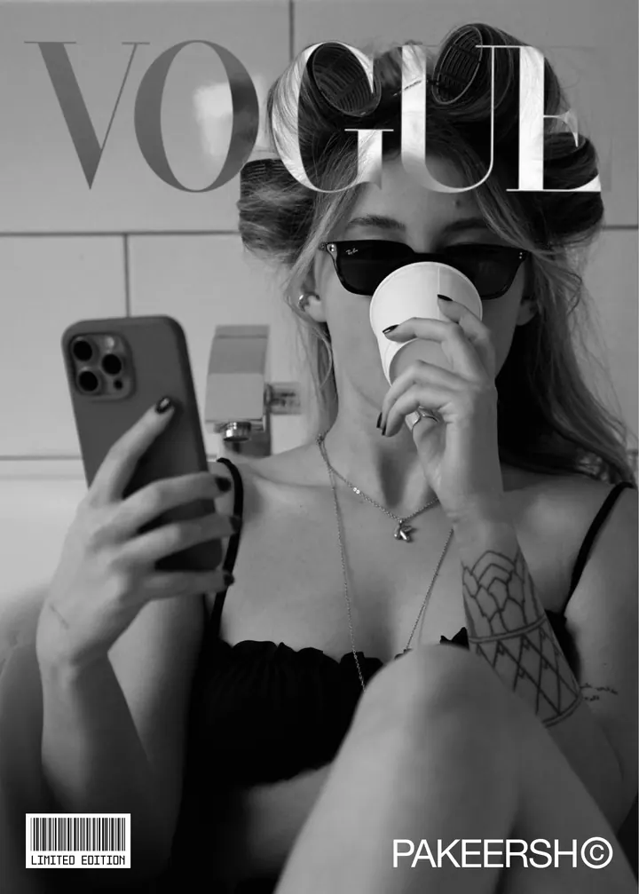 Обложка альбома PAKEERSH в стиле журнала VOGUE